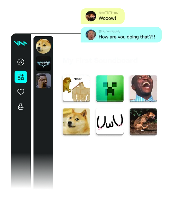 Drop sound memes, dominate the chat.