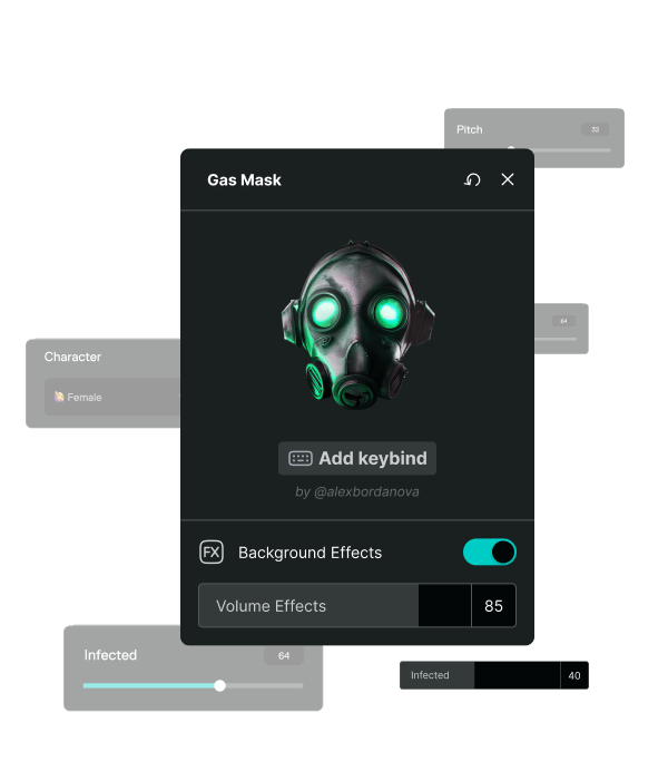 Create or tweak any voice with Voicelab!